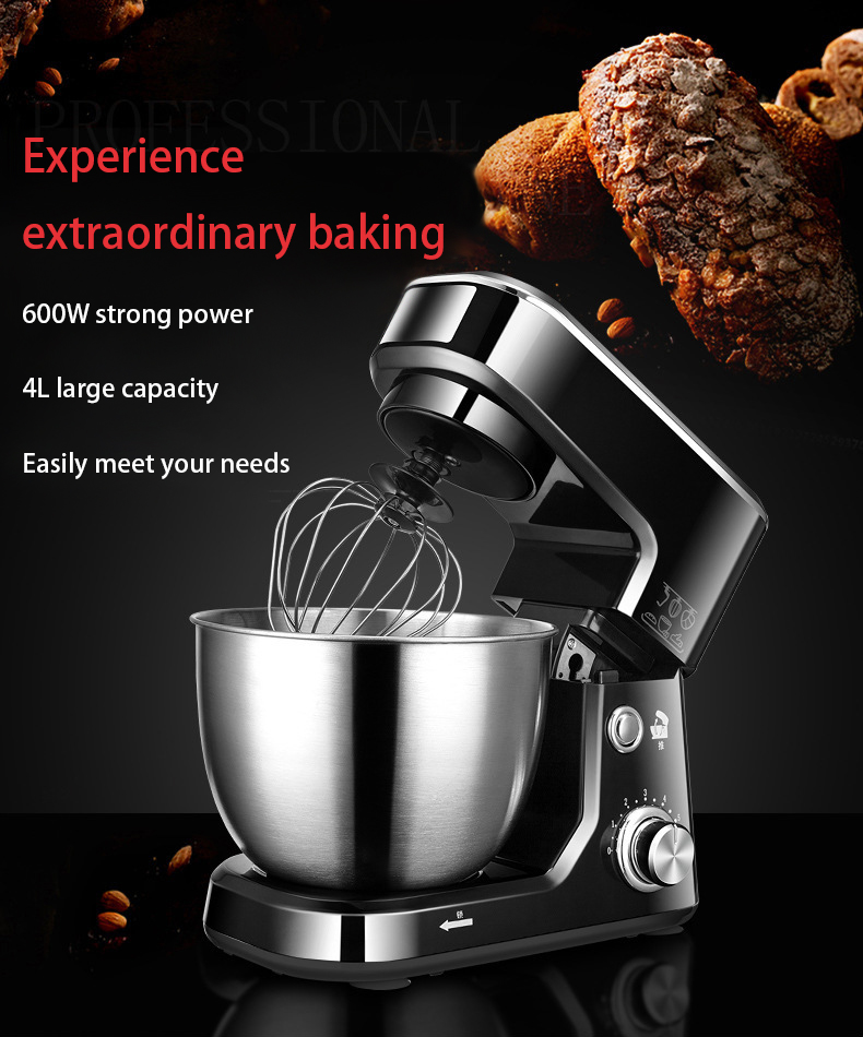 Enjoy different baking with a vertical mixer, with strong power