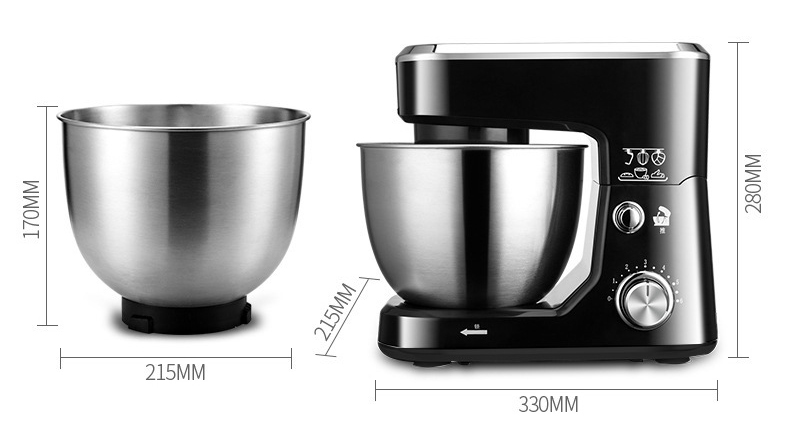 4L Black Stand Mixer For Cake 13