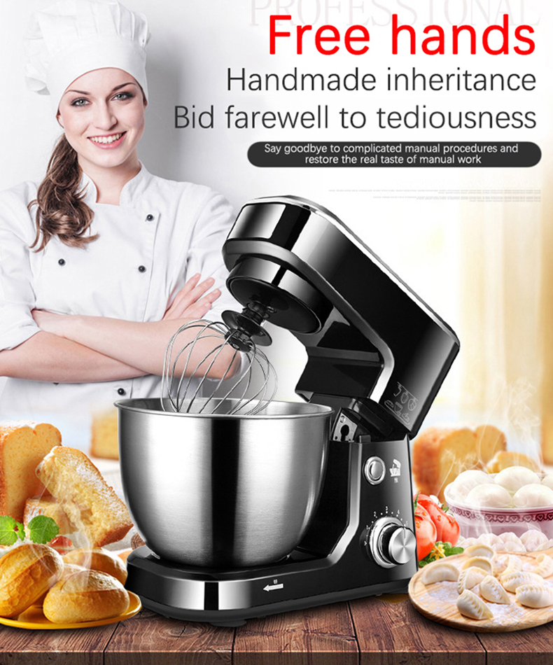 A stand mixer that frees up both hands, saying goodbye to cumbersome tasks and making baking simple
