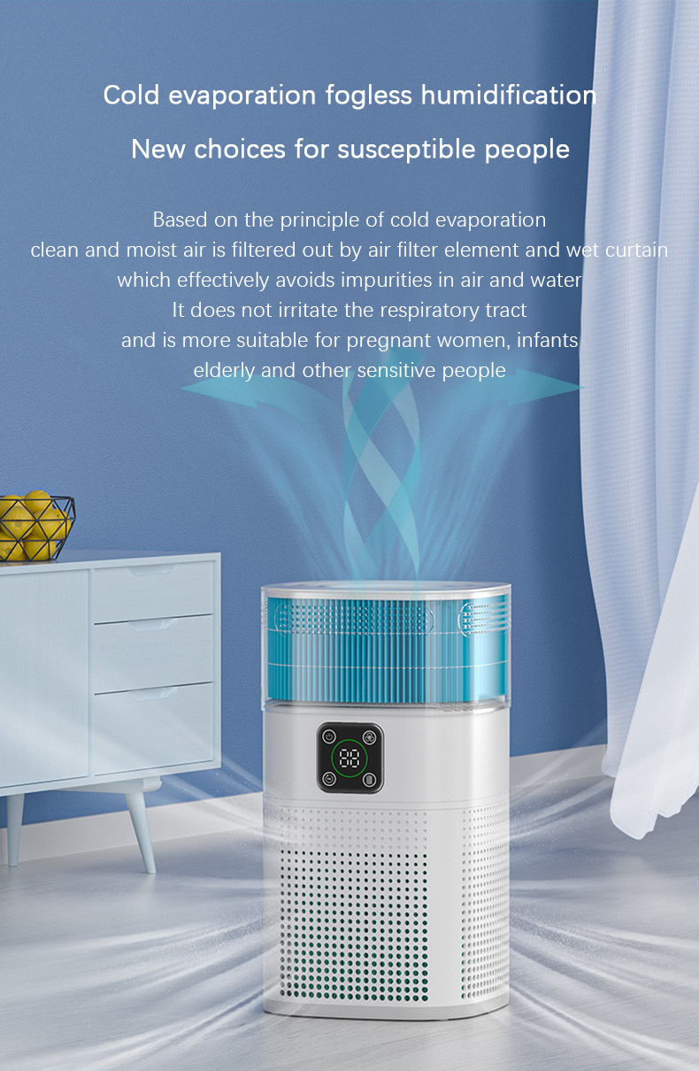 Air purifier for sensitive people