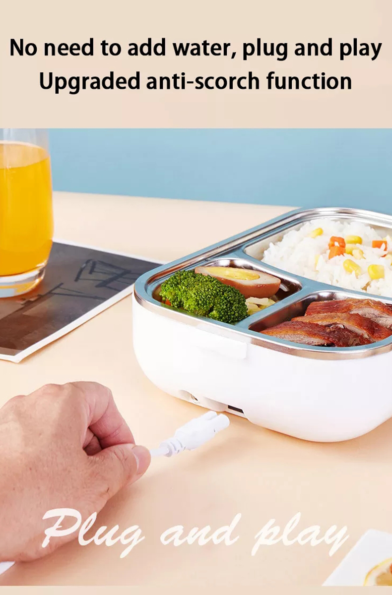 Anti scorching electric lunch box
