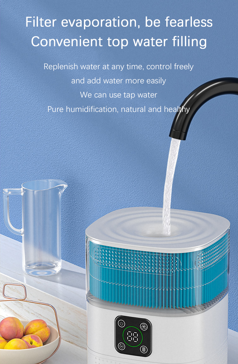 Convenient water adding air purifier