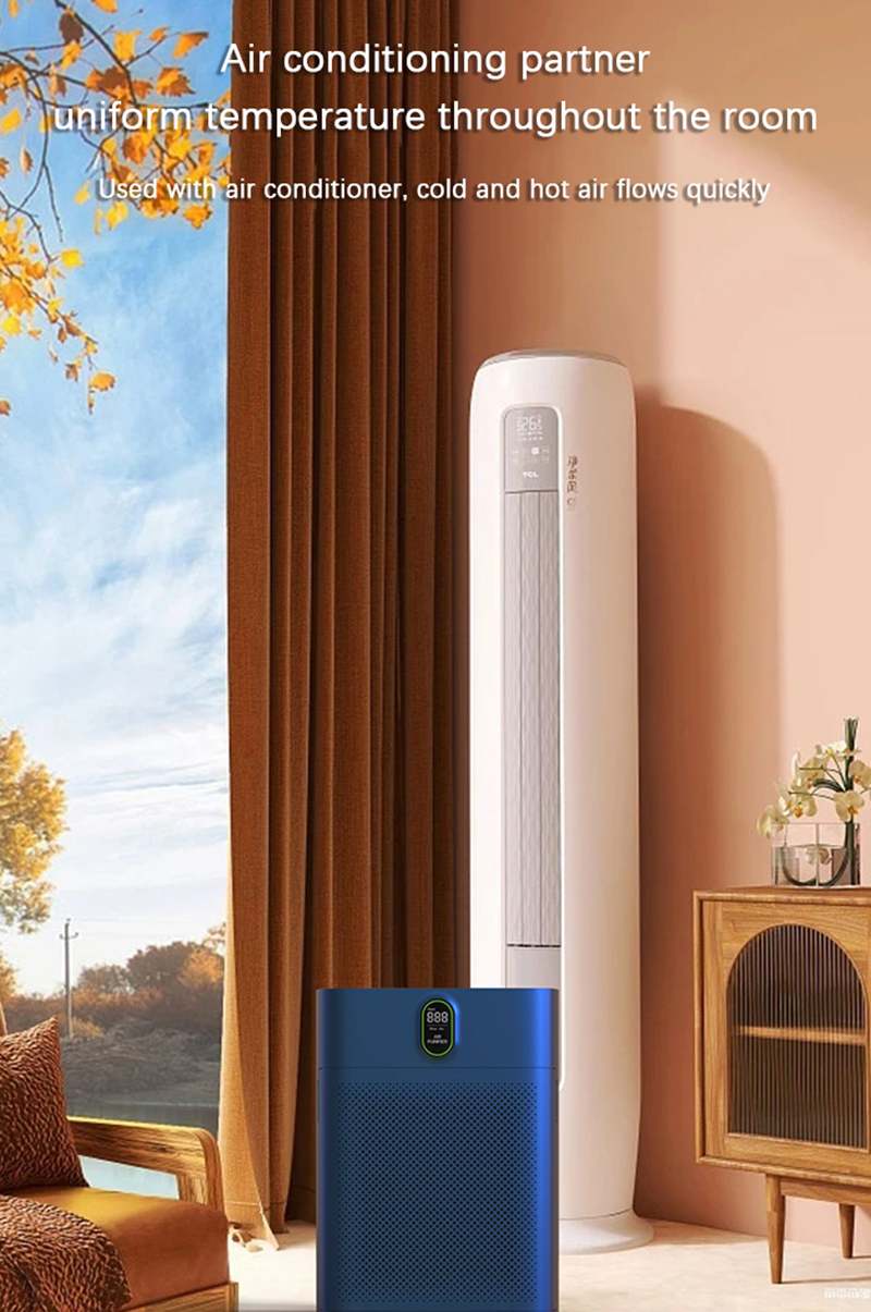 Equipped with air conditioner air purifier