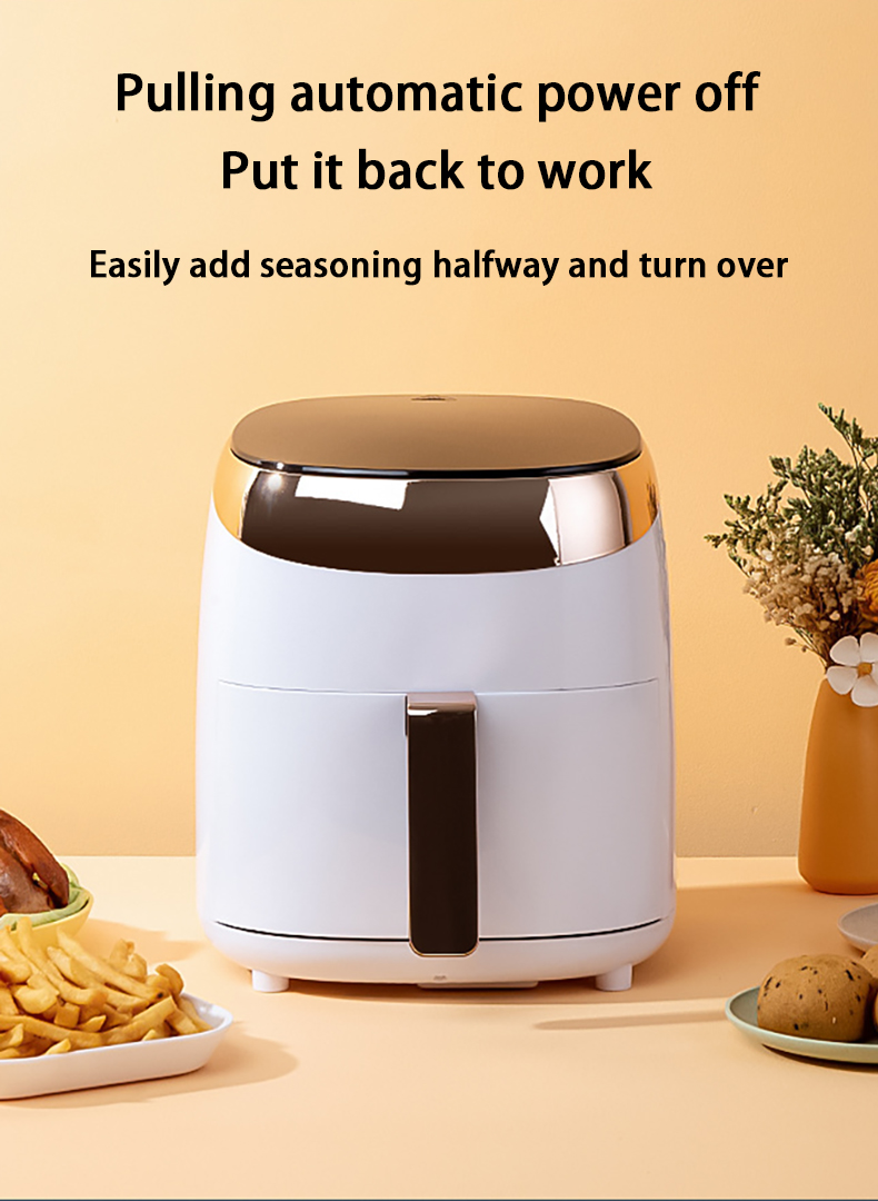 Intelligent automatic power off air fryer