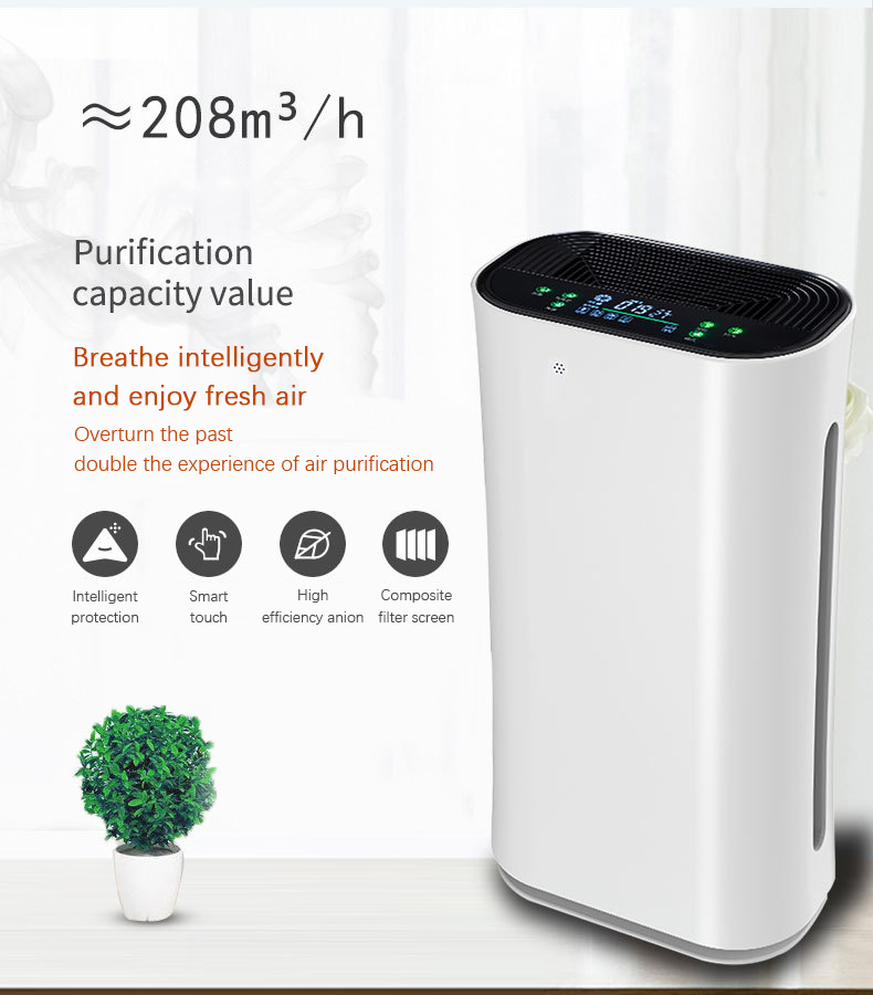 Intelligent touch air purifier