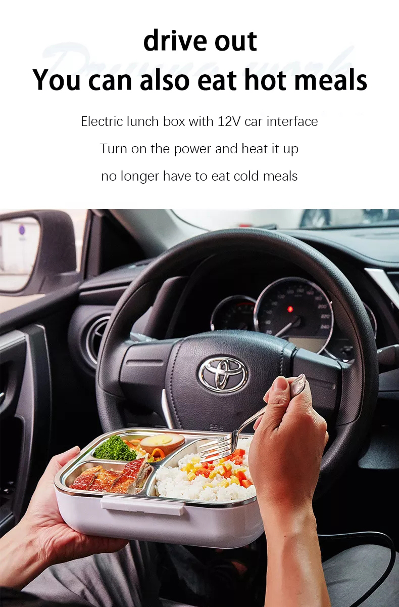 On board interface electric lunch box
