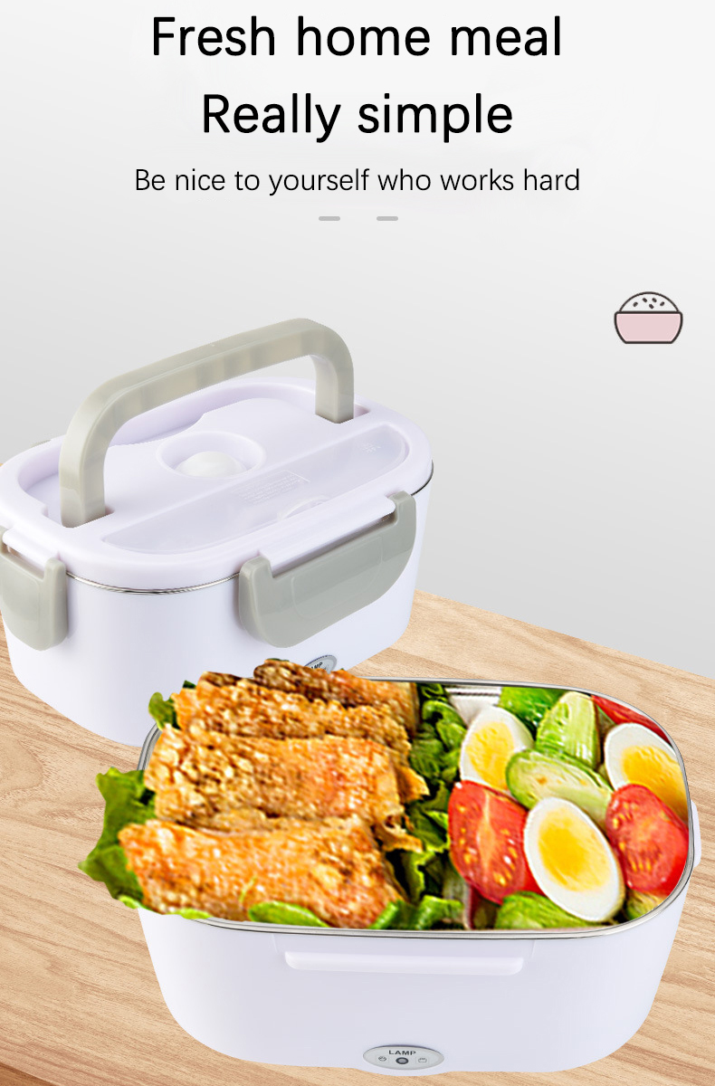 Plastic electric lunch box