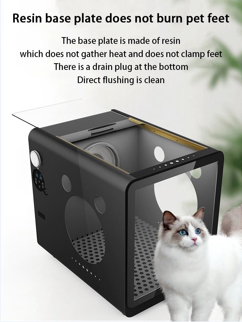 Resin floor pet drying box