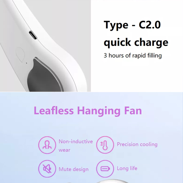 best portable hanging neck fan
