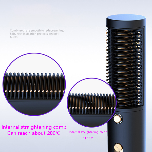 hot air comb toward straighten