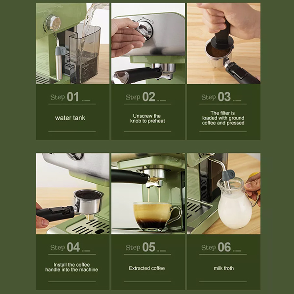 पोर्टेबल एस्प्रेसो कॉफी मशीन