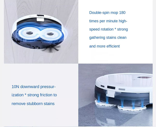 robot vacuum mop and sweep
